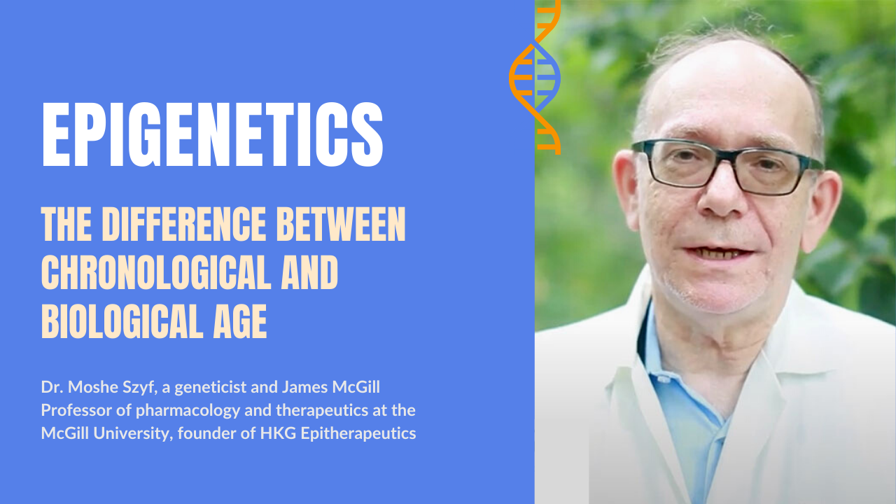 Epigenetics. Difference between Chronological and Biological age